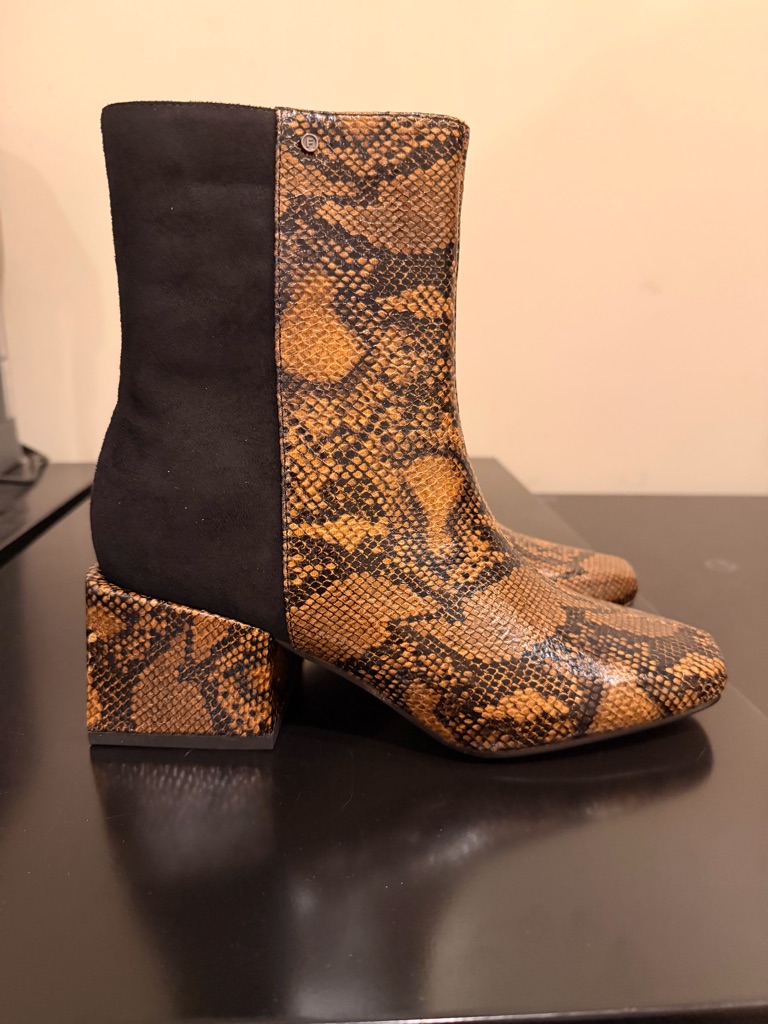 Brand New French Connection Snakeskin Boots